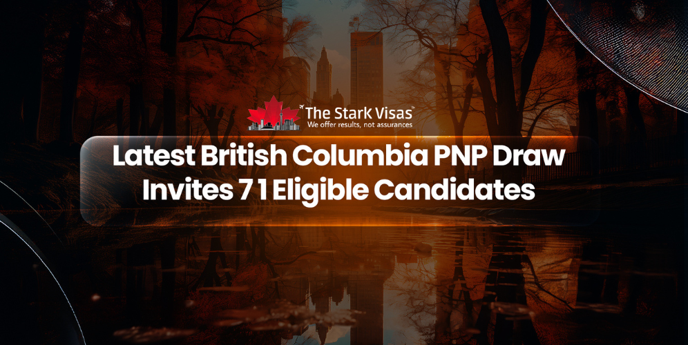 Latest British Columbia PNP Draw Invites 71 Eligible Candidates