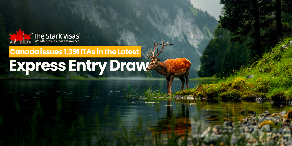 Canada issues 1,391 ITAs in the Latest Express Entry Draw 