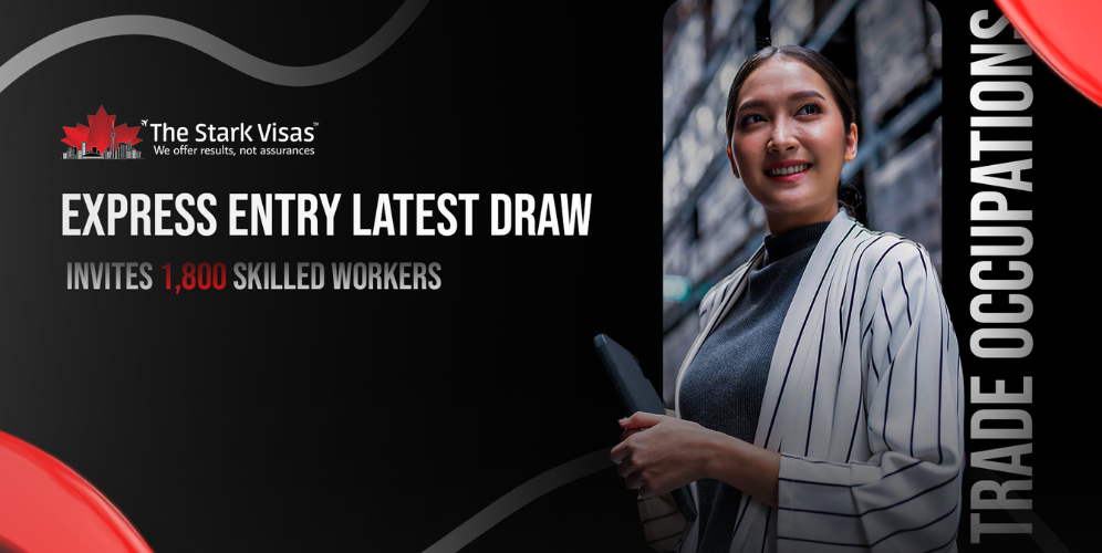 Express Entry Latest Draw Invites 1,800 Skilled Workers 