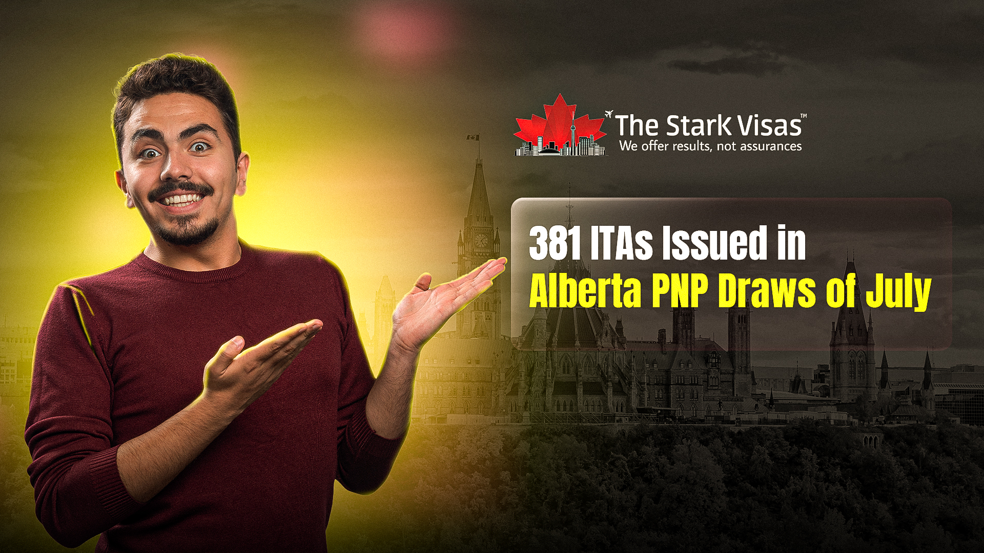 381 ITAs Issued in Alberta PNP Draws of July